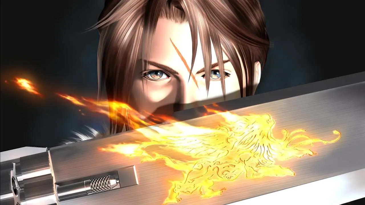 Squall in the Final Fantasy VIII Cover Image