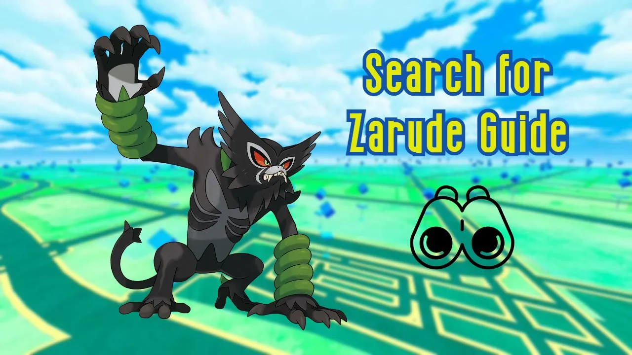 ZARUDE IS COMING TO POKÉMON GO!! NEW SPECIAL RESEARCH EVENT! 