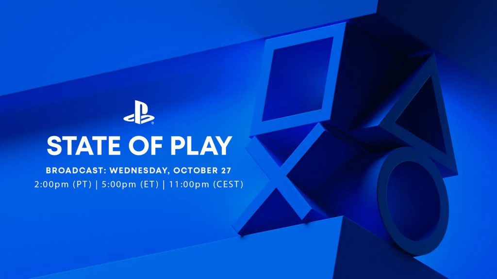 State of Play Set for October 27 With 20 Minutes of Announcements - Vimarsana News