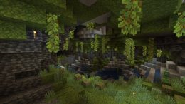 Lush and Dripstone Caves Mincraft