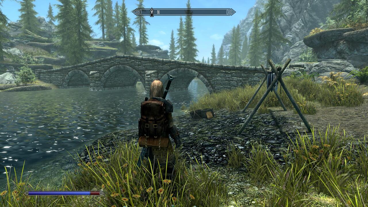 Skyrim Fishing How to Unlock Fishing in Anniversary Edition Attack
