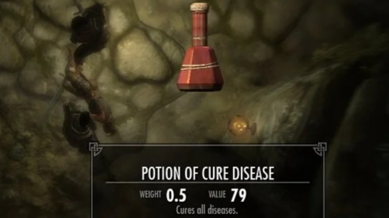 Best-Potions-in-Skyrim-Cure-Disease
