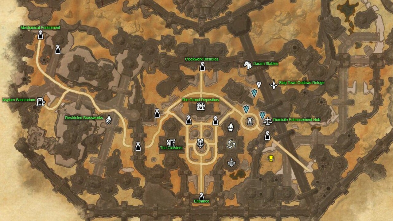 Elder Scrolls Online All Clockwork City Set Station Locations Attack