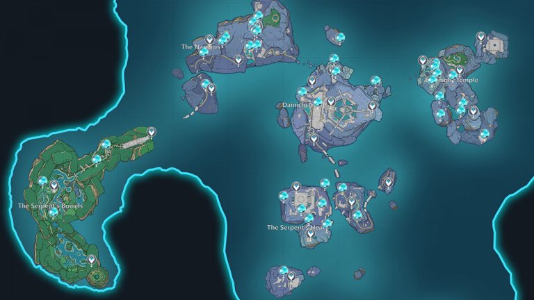 Genshin Impact: All 39 Enkanomiya Seelie Locations Map | Attack of the ...