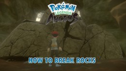 Pokemon Legends Arceus Break Rocks