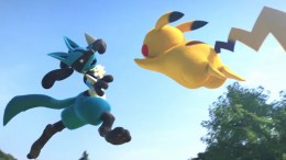 Fighting Type Pokemon Lucario vs. Pikachu