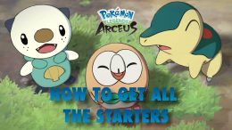 Pokemon Legends Arceus Other Starters