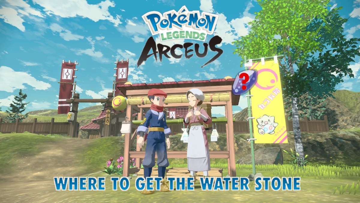 Pokemon Legends Arceus Water Stone