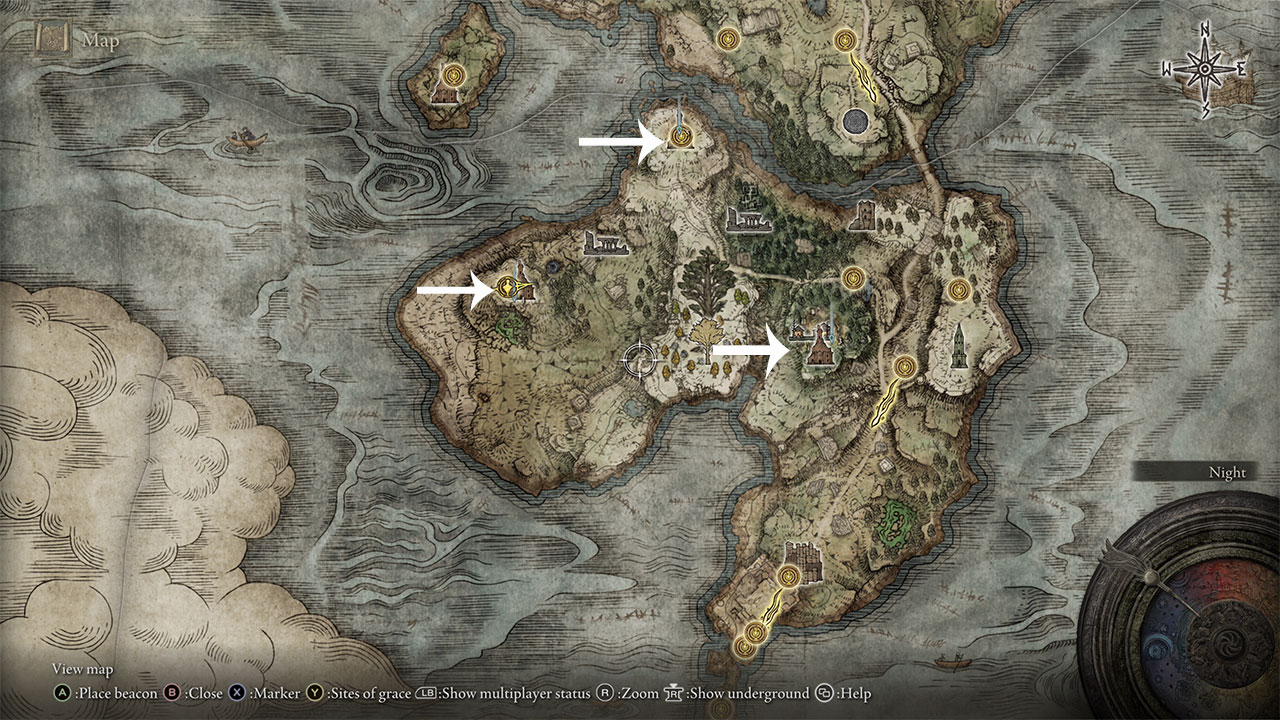 Elden Ring Sacred Tears Church Locations For Each Region Attack of