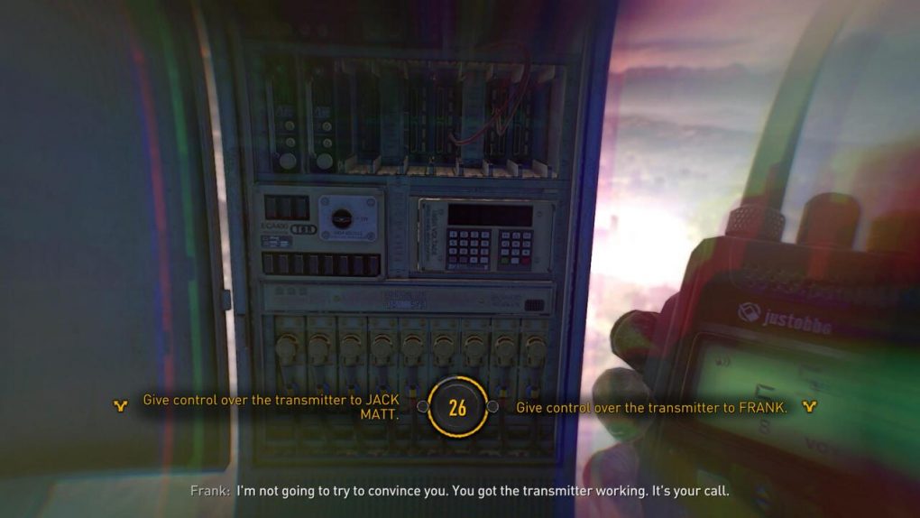 Dying Light 2 Give Control of the Transmitter to Jack Matt, Frank, or