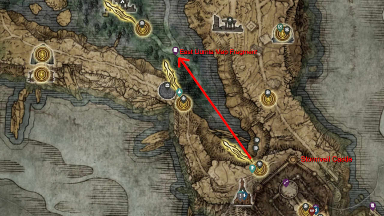 Elden Ring Liurnia Map Fragment Locations Attack of the Fanboy