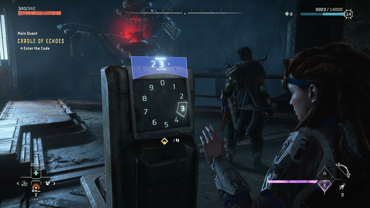 Horizon Forbidden West Cradle of Echoes Code Where to Find Locked Door