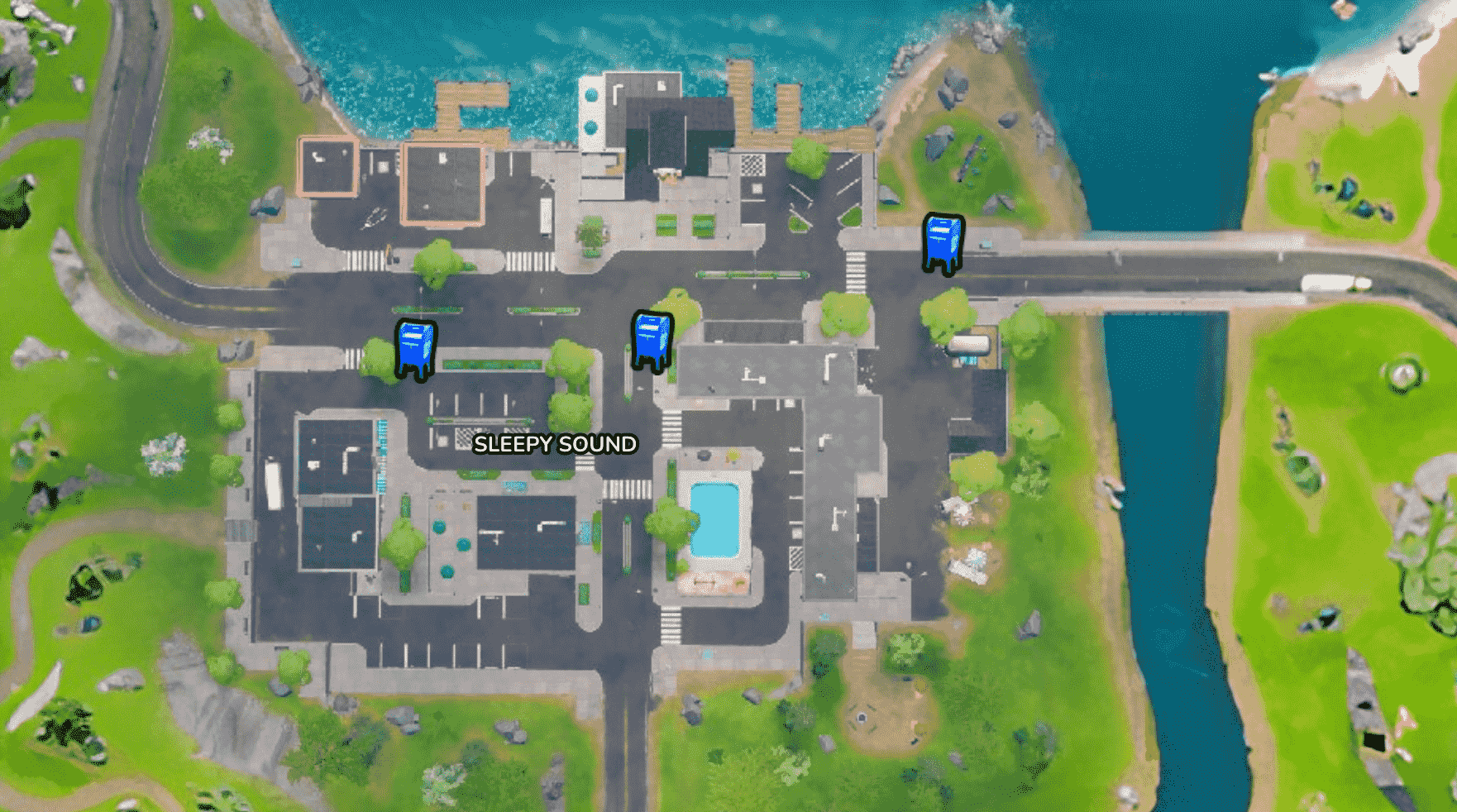 Fortnite Mailbox Locations Destroy Mailboxes at Sleepy Sound or Tilted