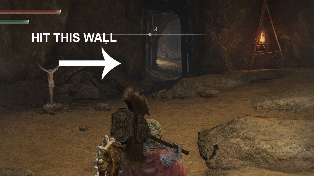 Elden Ring How to Get in Sealed Tunnel Bell Bearing Treasure