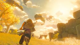 A screenshot of the trailer for Breath of the Wild 2