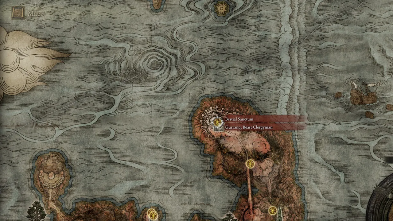 Elden-Ring-Bestial-Sanctum-Map