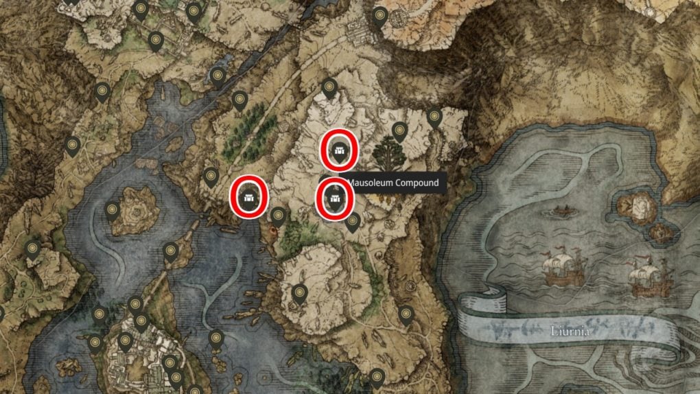 Elden Ring Mausoleum Locations Where To Find All 7 Walking Mausoleums   Elden Ring Liurnia Mausoleum Locations 1020x574 