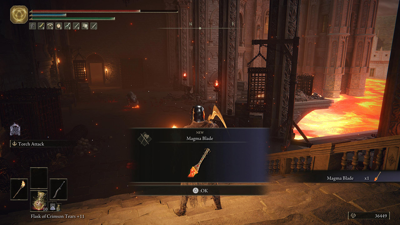 Elden Ring Where to Get the Magma Blade Attack of the Fanboy