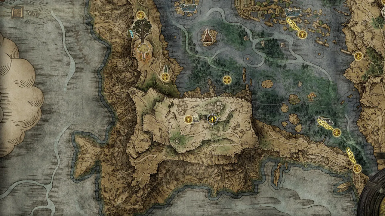 Elden-Ring-Village-of-the-Albinaurics-Map