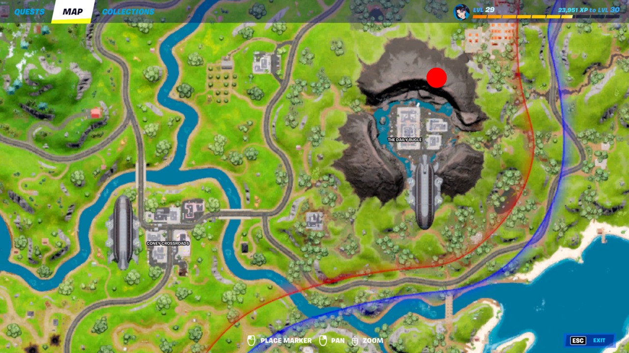 Fortnite-Device-Uplink-Daily-Bugle-Location-Map