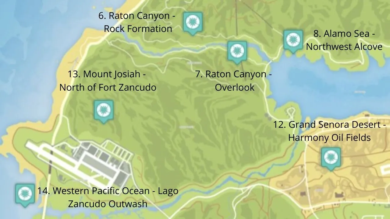 GTA V Peyote Locations: Where to Find All 27 Peyote Plants | Attack of the  Fanboy