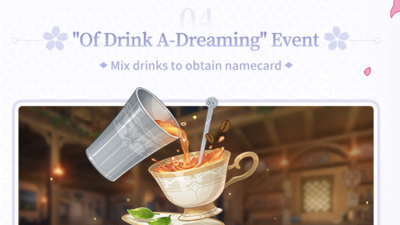 Genshin Impact Drink Recipes Every Of Drink ADreaming Event Recipe