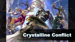 An illustration for Crystalline Conflict found on the FFXIV official Twitter Account