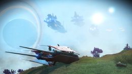 Some of the ships added with the No Mans Sky update