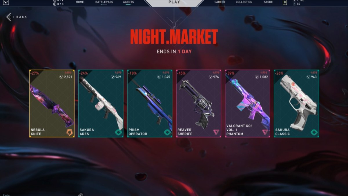 The Night Market in Valorant