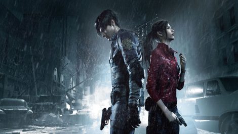 Official Resident Evil 2 Remake cover image.