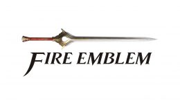 An image showing the Falchion and the Fire Emblem Logo