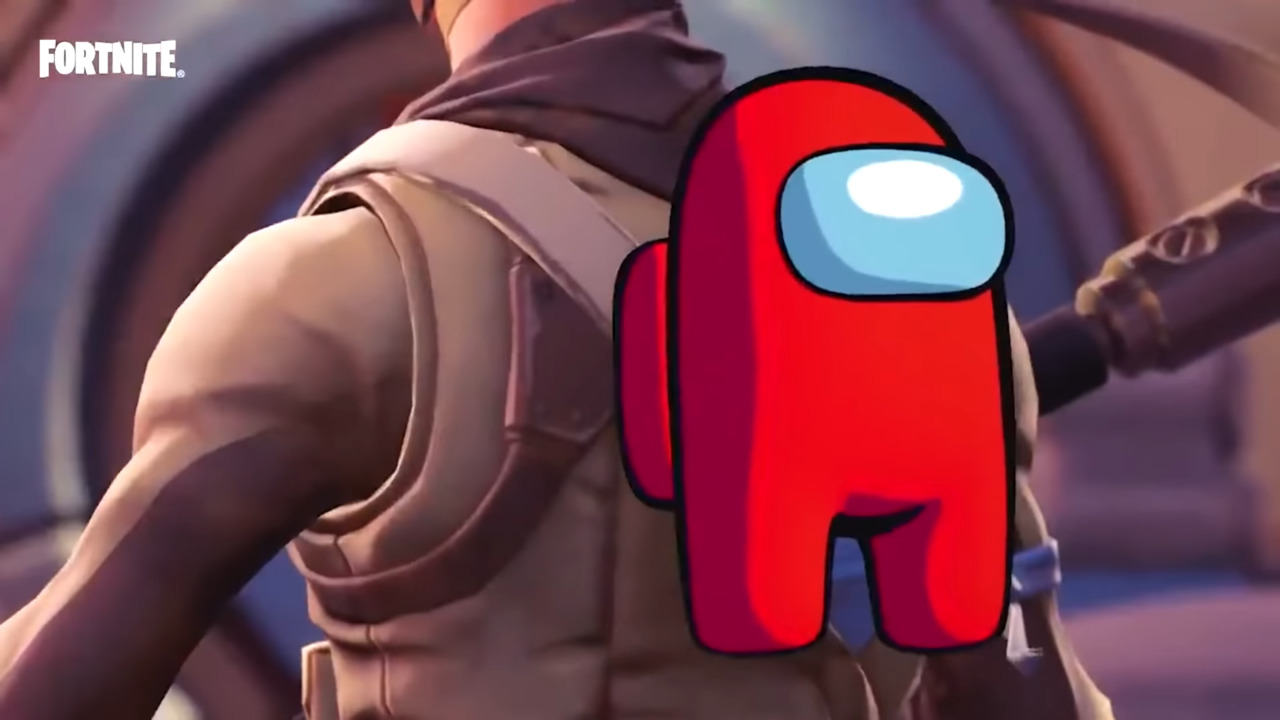 How to Get the Among Us Back Bling and Emote in Fortnite Attack of