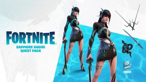 How to Get the Sapphire Hagiri Skin Quest Pack in Fortnite