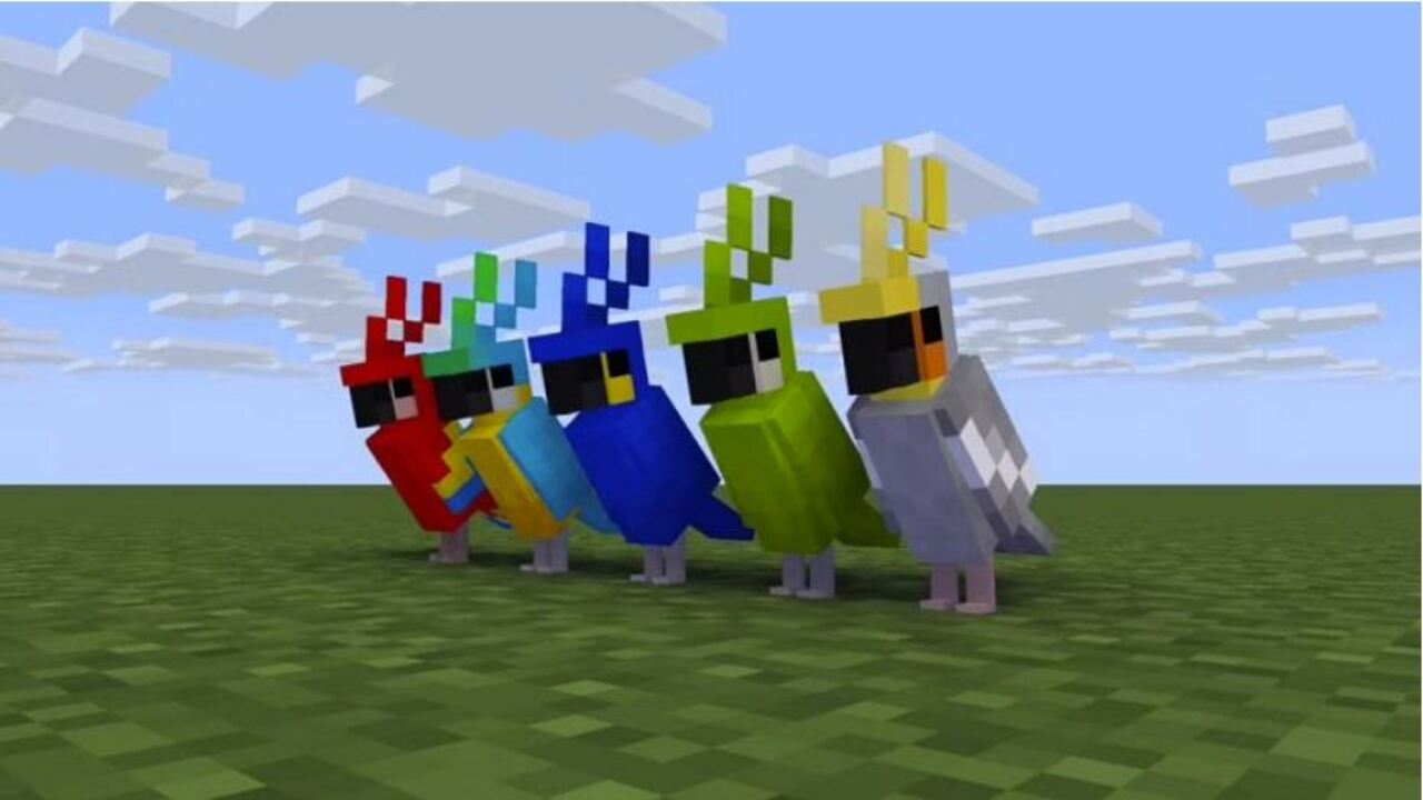 Minecraft-How-to-Get-a-Parrot-Off-Your-Shoulder