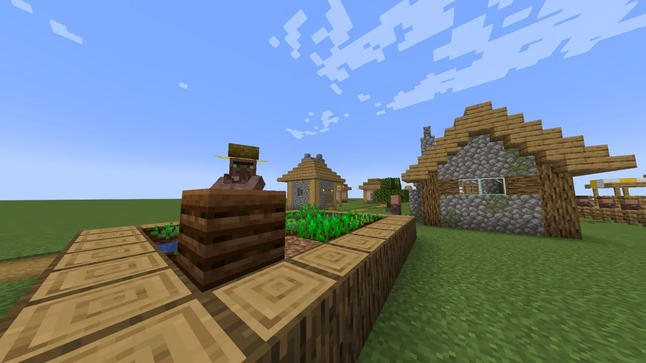 Minecraft-Villager-Working
