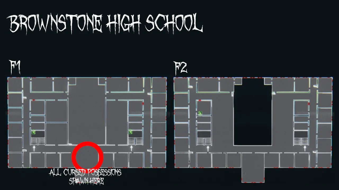 Phasmophobia-Brownstone-High-School-Map