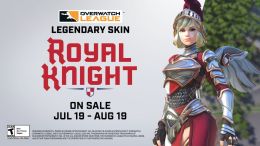 The Royal Knight Mercy Skin in Overwatch