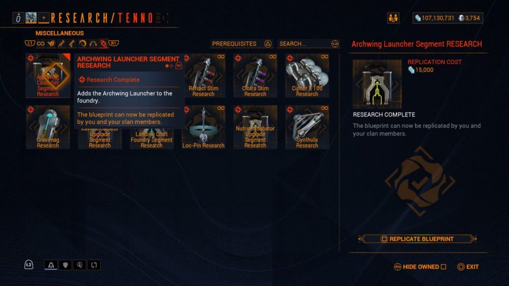 How to Get the Archwing Launcher Segment in Warframe Attack of the Fanboy