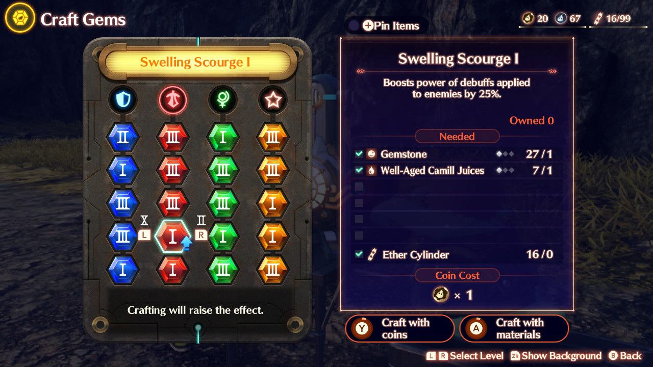 Xenoblade Chronicles 3 How to Craft and Equip Gems Attack of the Fanboy