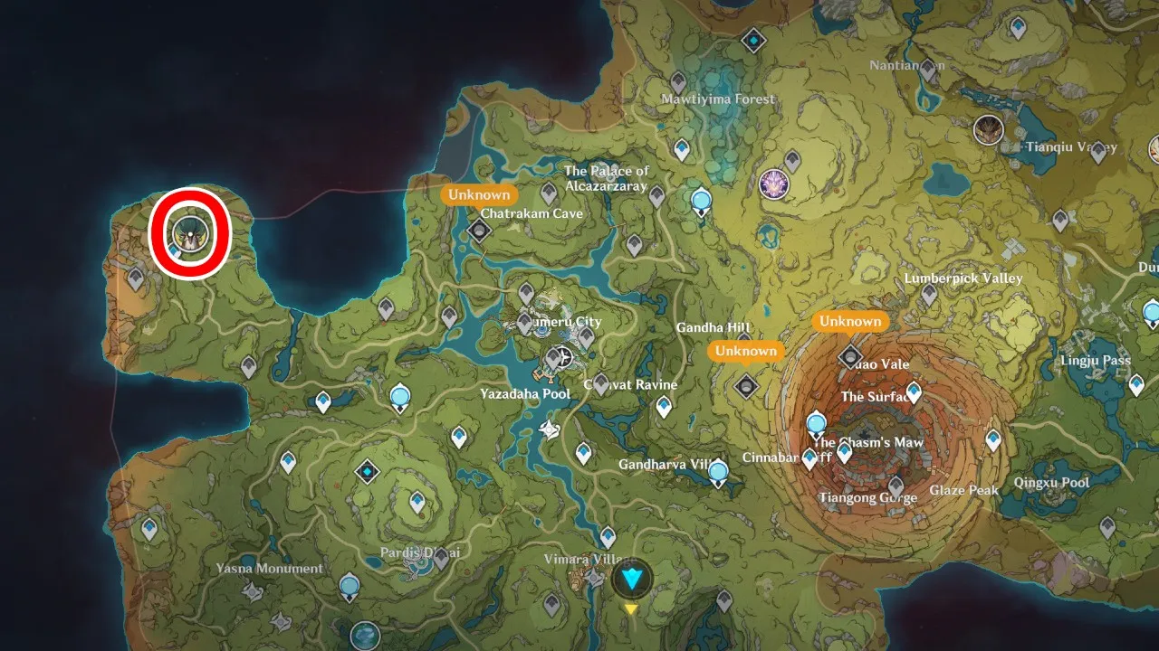 Genshin-Impact-Jadeplume-Terrorshroom-Boss-Location-Map