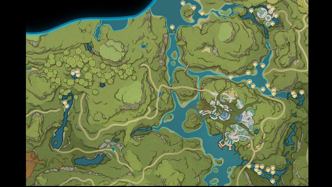 Genshin Impact Nilotpala Lotus Locations Where to Find Nilotpala