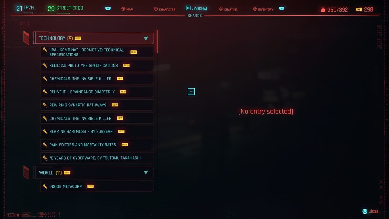 How to Read Shards in Cyberpunk 2077 Attack of the Fanboy