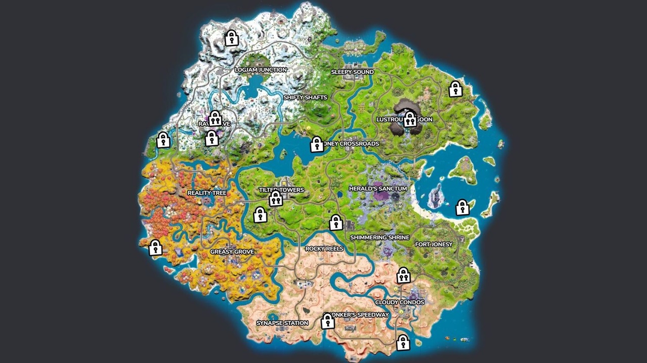 Fortnite Chapter 3 Season 4 All Vault And Key Locations 