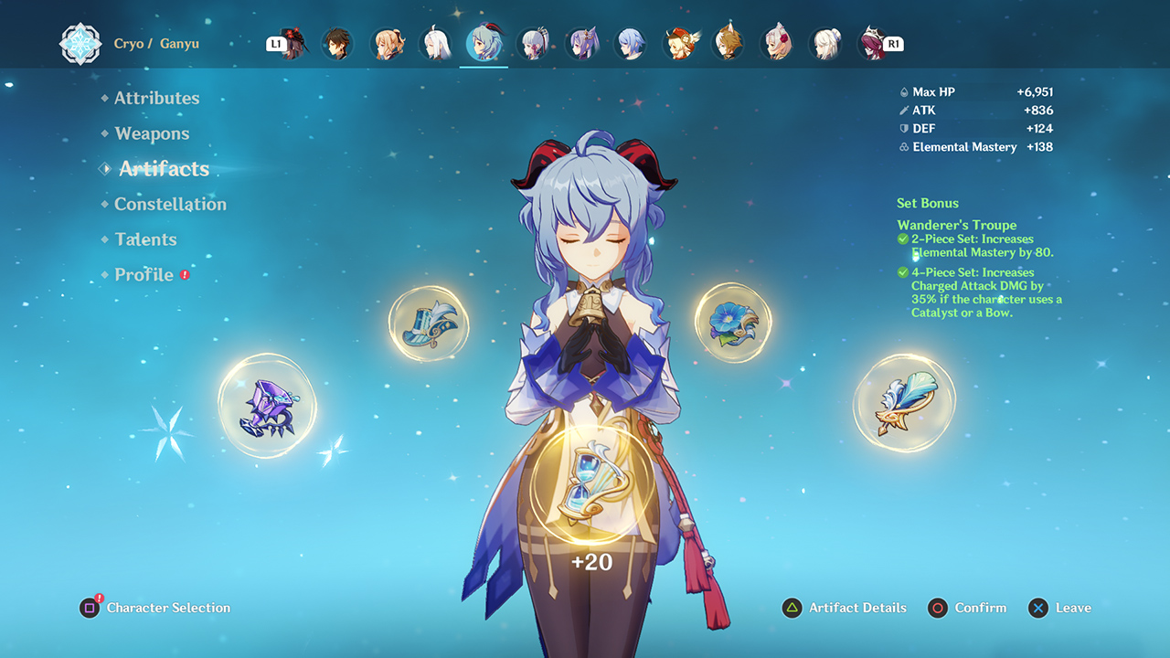 Best Ganyu DPS Build in Genshin Impact Weapons, Artifacts, and Team