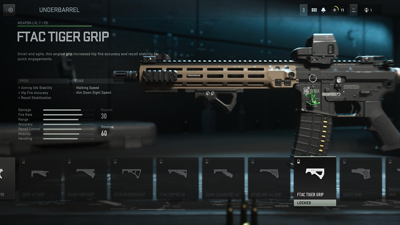 FTAC-Tiger-Grip-unlock-Modern-Warfare-2