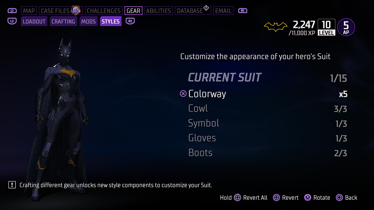 How to Unlock Colorways and Customize Your Suit in Gotham Knights
