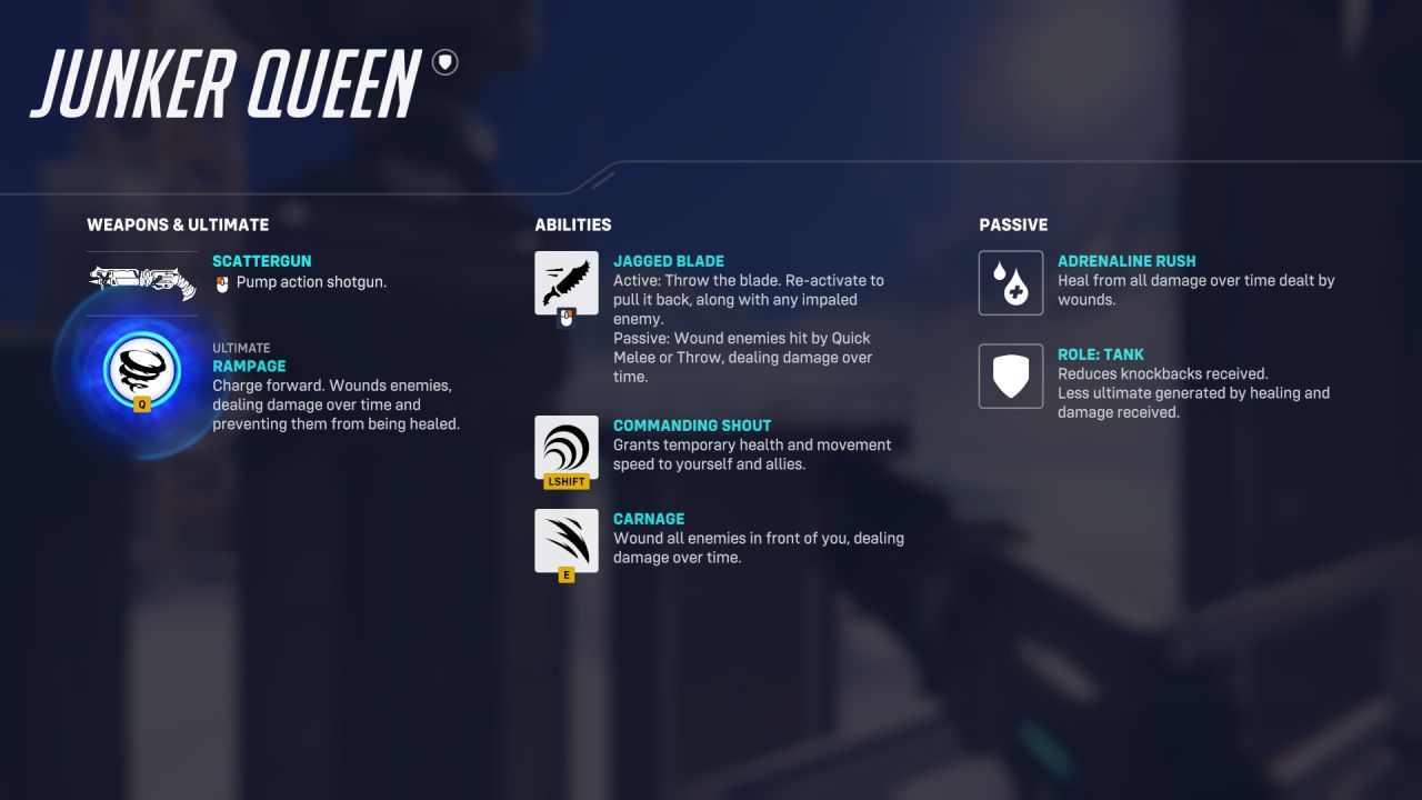 Overwatch 2 Junker Queen Guide Abilities Ultimate Tips And More Attack Of The Fanboy 0375