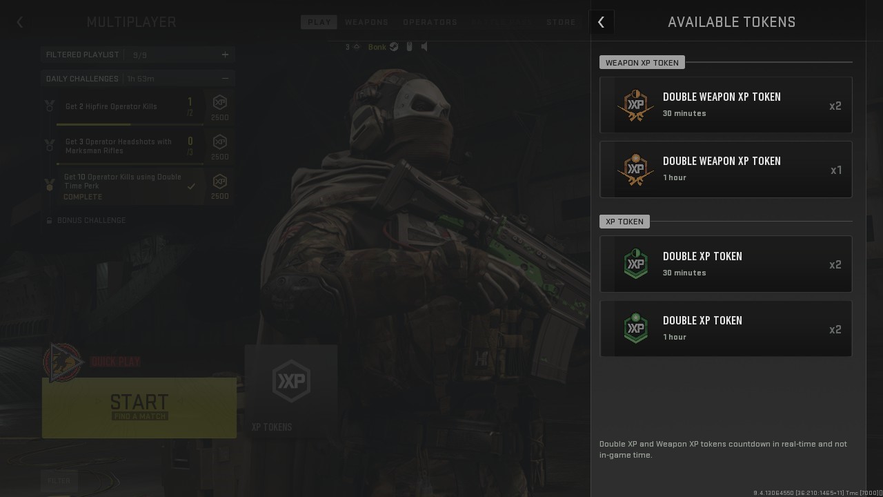 Do COD Warzone Double XP Tokens Carry Over to Modern Warfare 2