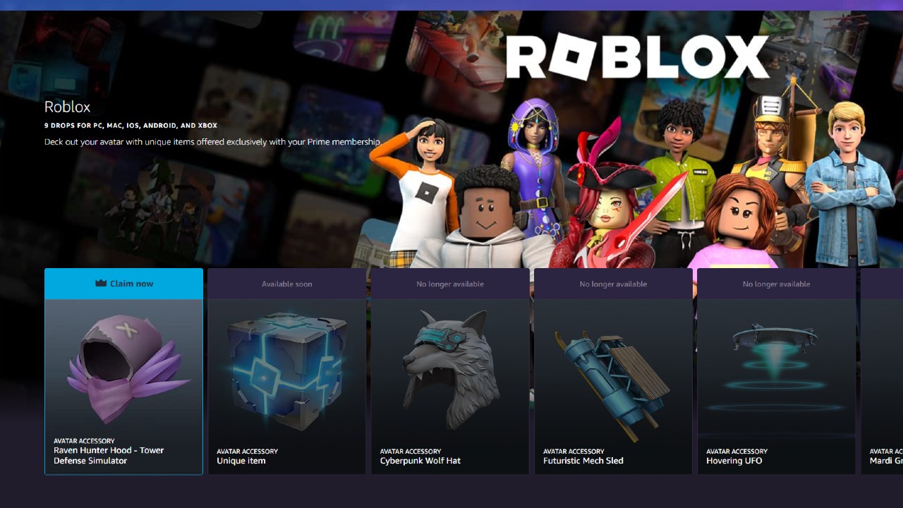 How To Claim Amazon Prime Gaming Rewards For Roblox Attack of the Fanboy