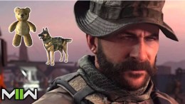 Call of Duty Modern Warfare 2 Easter Eggs - Teddy bear, Riley, Captain Price, and MW2 logo